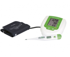 Tlakomer Microlife BP 3AG1 zelený so sieť. adaptérom + teplomer MT 3001 Tlakomer Microlife BP 3AG1 zelený so sieť. adaptérom + teplomer MT 3001